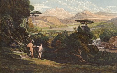 エデンの園（クロモリト） 作： ジョン・マーティン